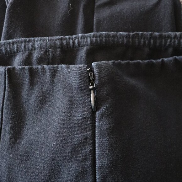 Wilfred Free Women's Black Sz 2 Straight Leg Casual Side Zip High Rise Pants - Picture 6 of 11